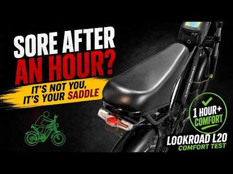 Are your hips hurting after just an hour of riding? E-bike Saddle test for riders.