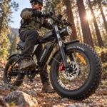 Q20 off-road riding in the forest