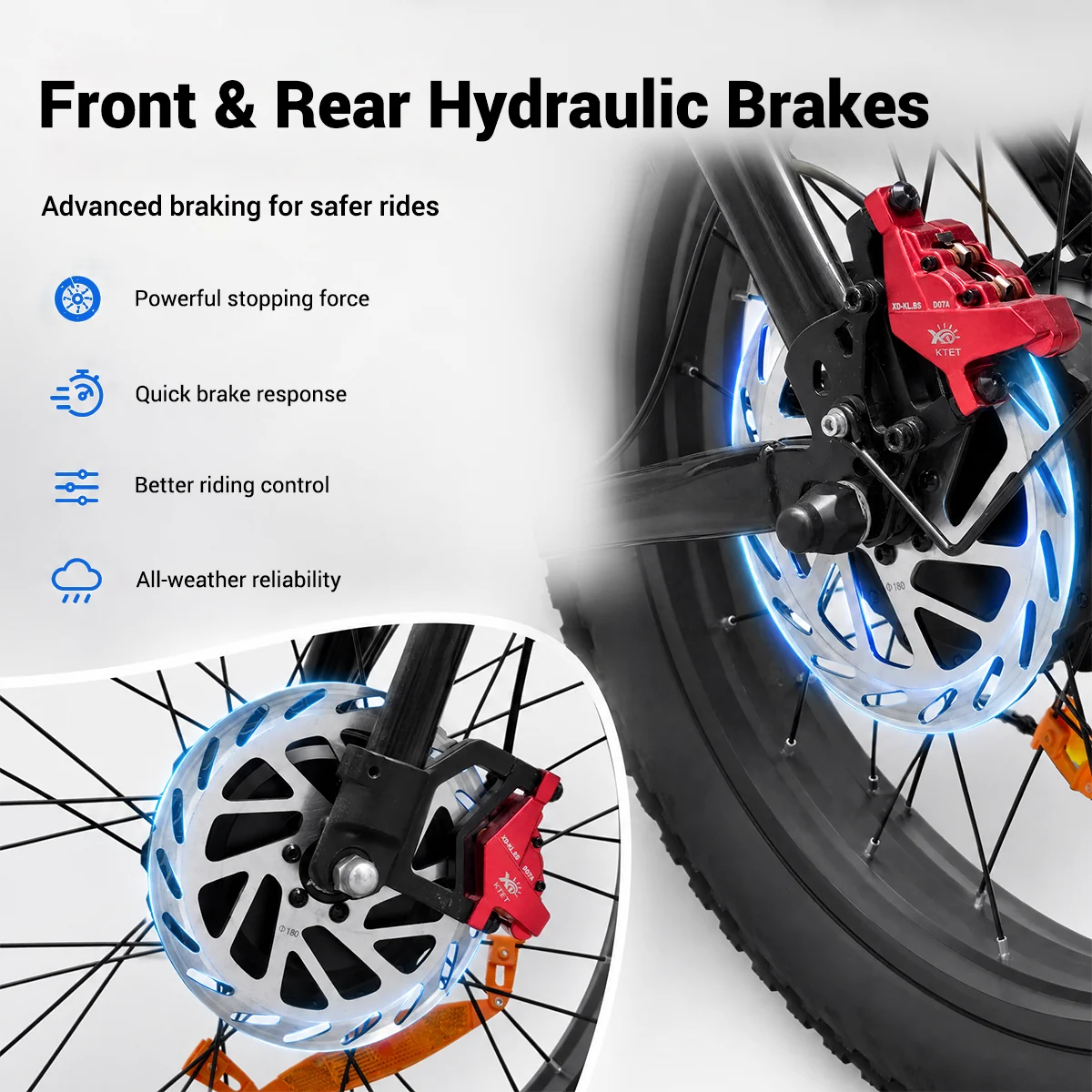 Dual Hydraulic Brake with Smooth Stop