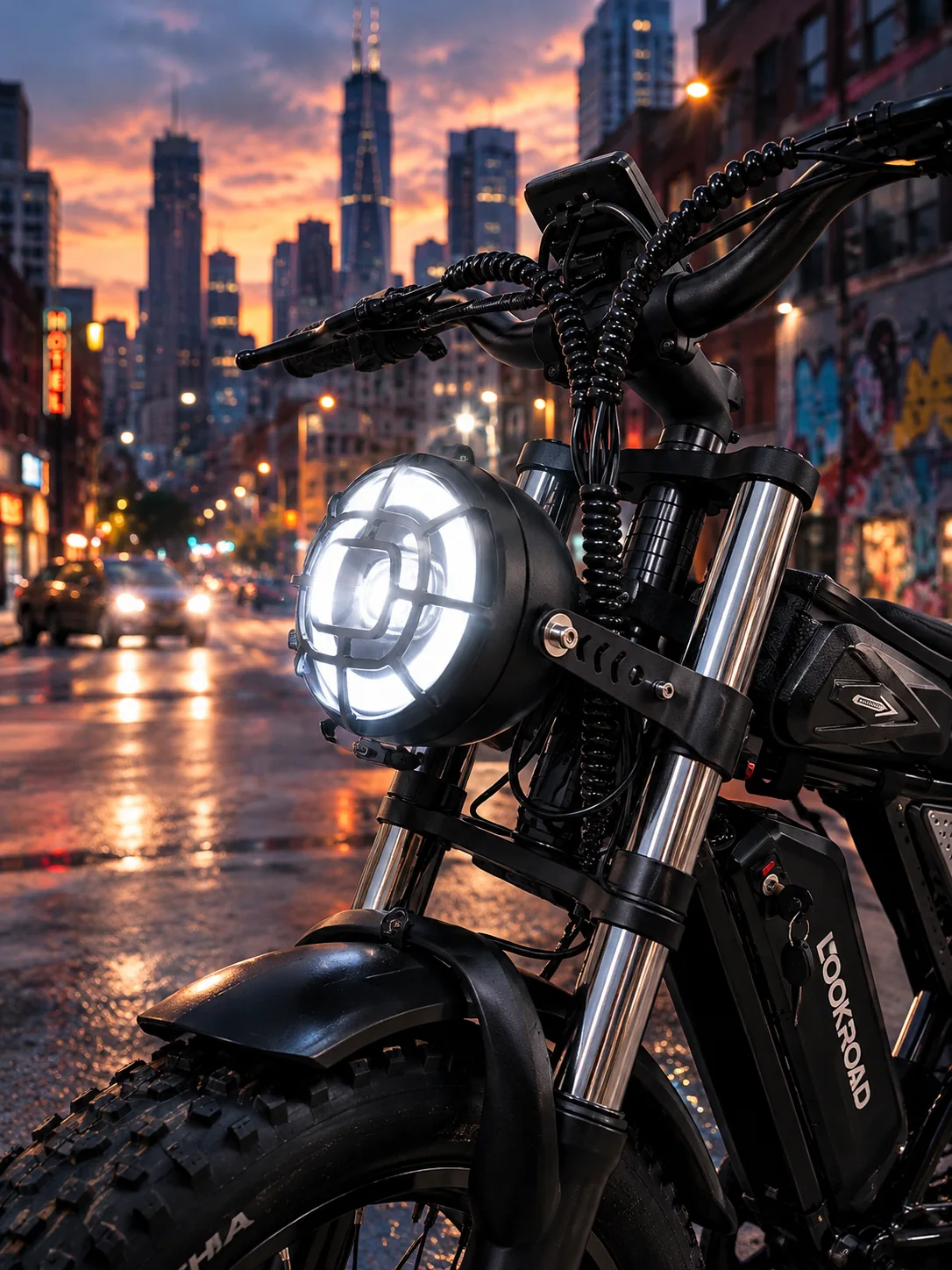 Bright Front &amp; Rear LED Lights